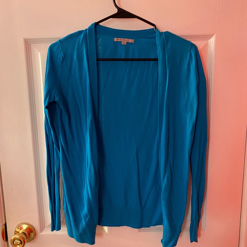 Women's Bright Blue Cardigan - Size XS